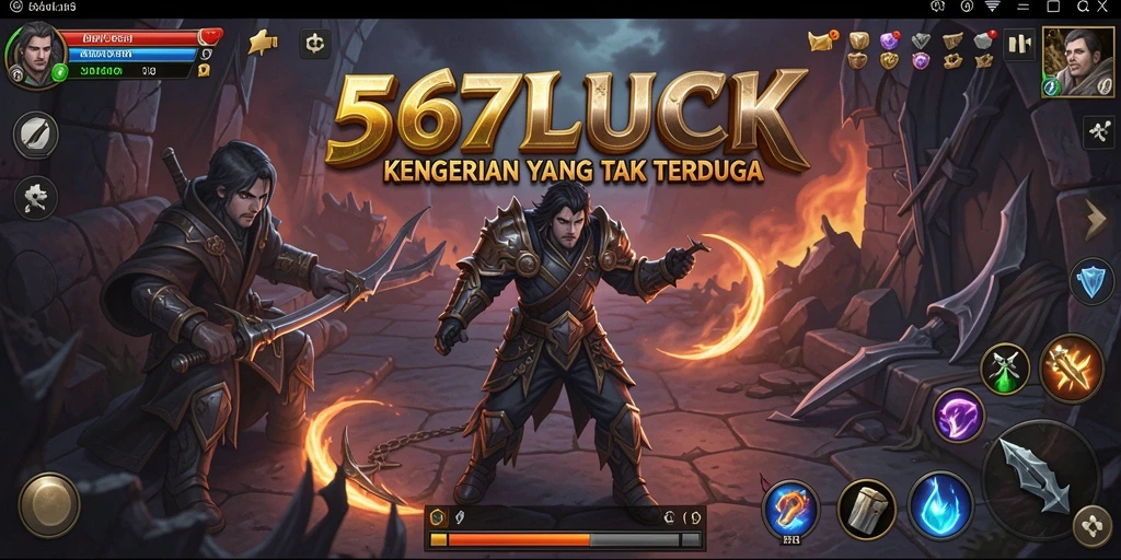 Screenshot menampilkan gameplay menyeramkan dari 567LUCK dengan suasana mencekam.