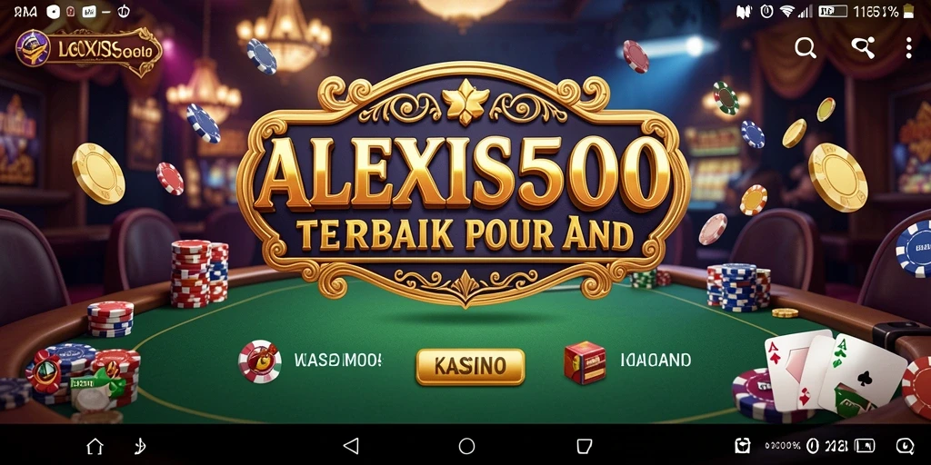 Tampilan gameplay ALEXIS500 yang seru dan mendebarkan.