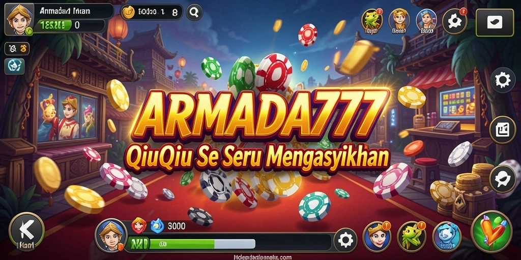 Tampilan menarik dari gameplay QiuQiu di ARMADA777.