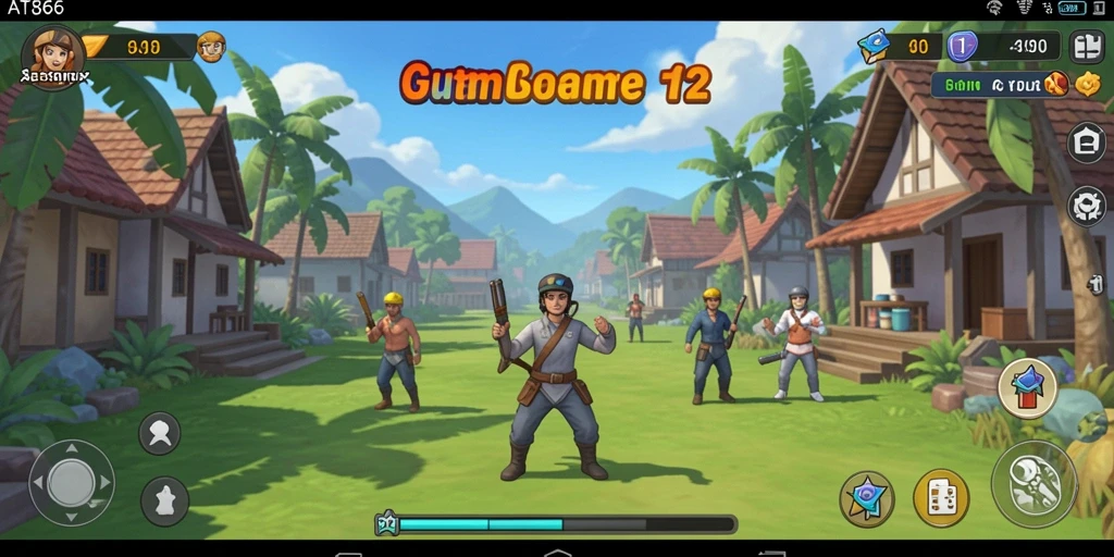 Screenshot AT866 menampilkan aksi seru dalam gameplay Casual.