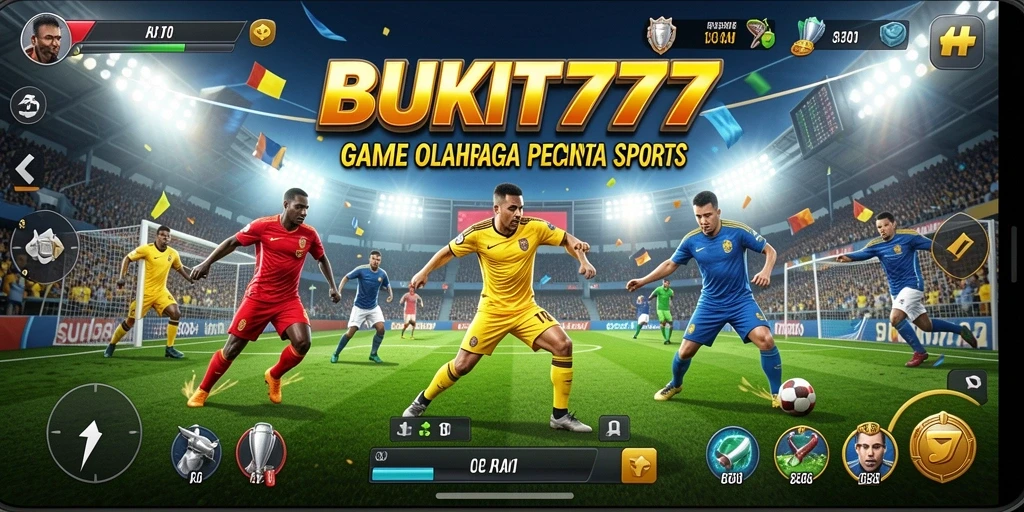 Tangkapan layar BUKIT777 yang menunjukkan aksi olahraga yang mendebarkan.