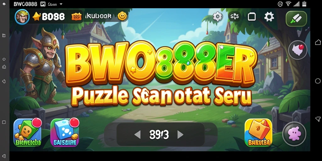 Tampilan gameplay menantang di BWO888 dengan teka-teki menarik.
