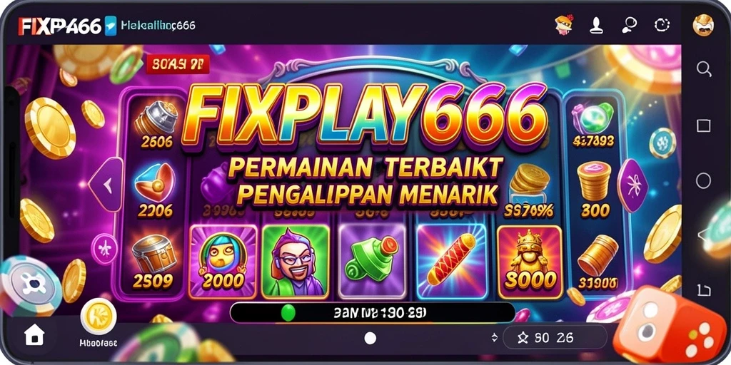 Tampilan menarik dari permainan Slot FIXPLAY666 saat bermain.