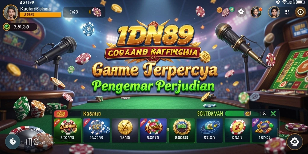 Screenshot gameplay IDN89 menampilkan aksi seru permainan kasino yang menegangkan.