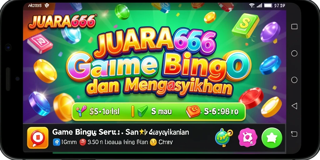 Screenshot utama JUARA666 menampilkan gameplay Bingo yang menarik.