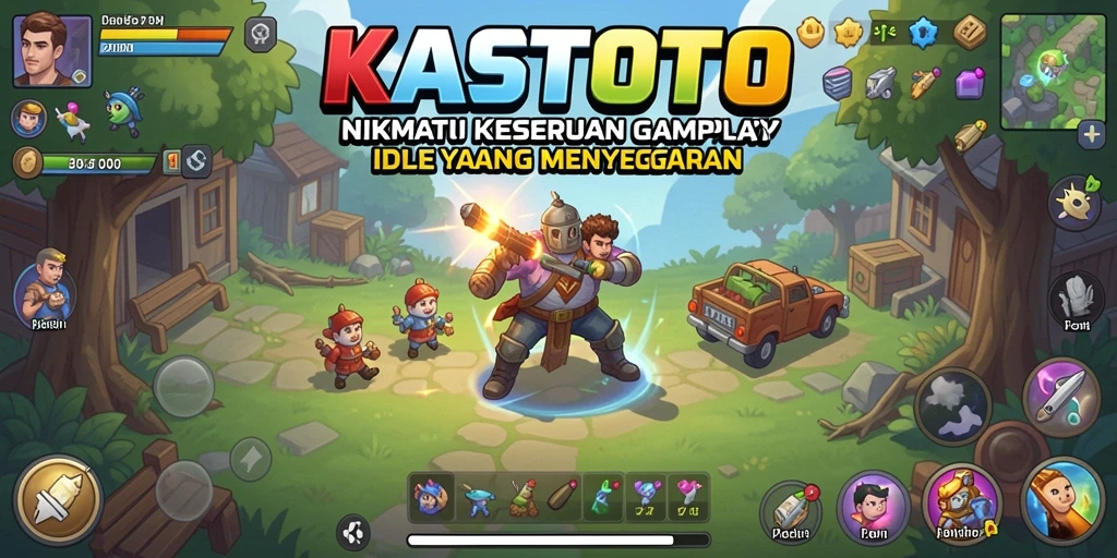 Tampilan gameplay KASTOTO yang menawan dan menenangkan.