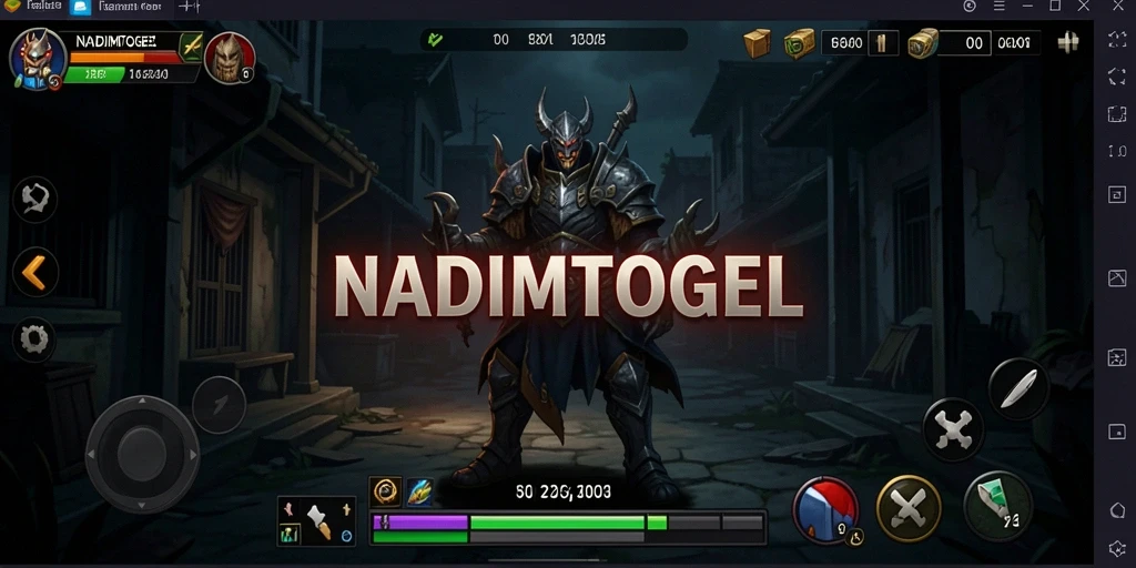 Tampilan gameplay NADIMTOGEL yang menyeramkan dan memukau.
