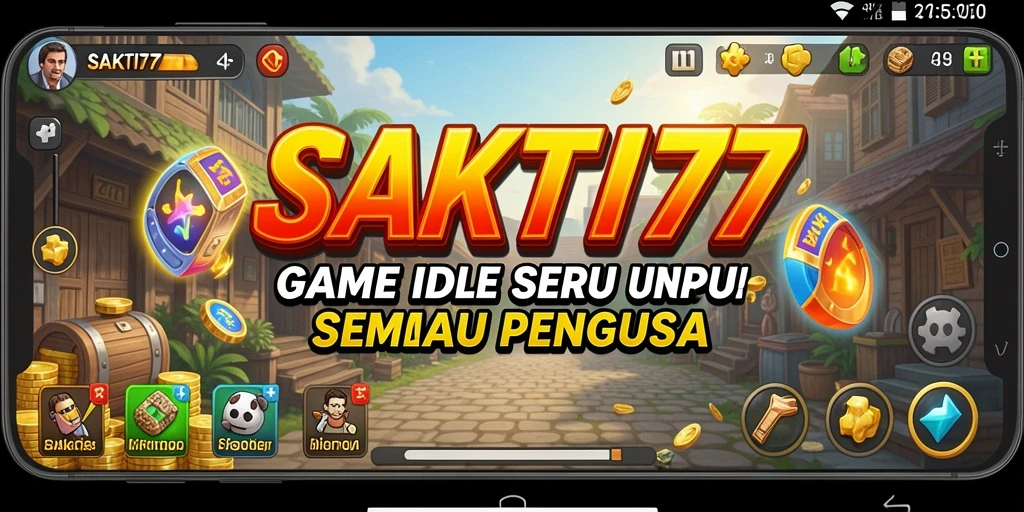 Tampilan gameplay SAKTI77 dengan karakter dan objek menarik.