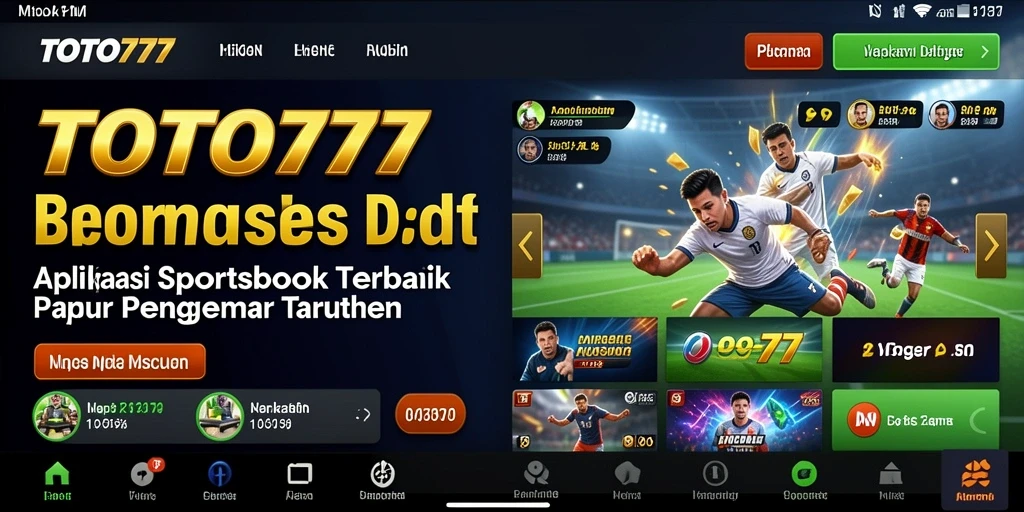 Tampilan menarik dari gameplay aplikasi TOTO777 yang dinamis.